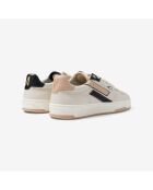 Baskets en cuir Midnight Bloom multicolores