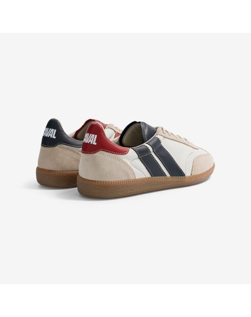 Baskets en cuir Black Scarlet multicolores