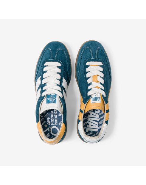 Baskets en cuir APF France handicap multicolores