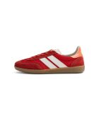 Baskets en cuir Spicy Kick rouge/orange