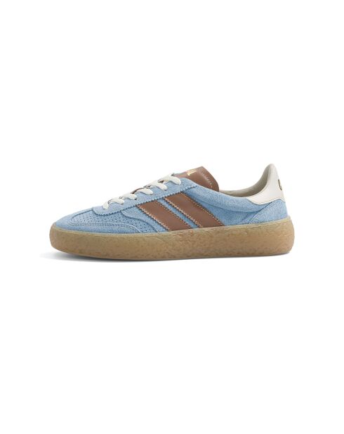 Baskets en cuir Sky Latte bleus