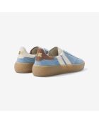 Baskets en cuir Sky Latte bleus