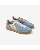 Baskets en cuir Sky Latte bleus