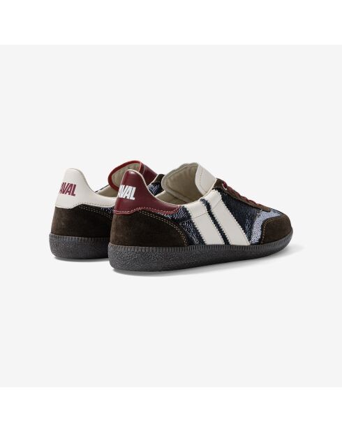 Baskets en cuir Festive Shine multicolores