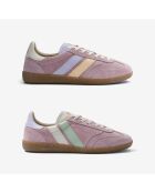 Baskets en cuir Pastel Candy multicolores