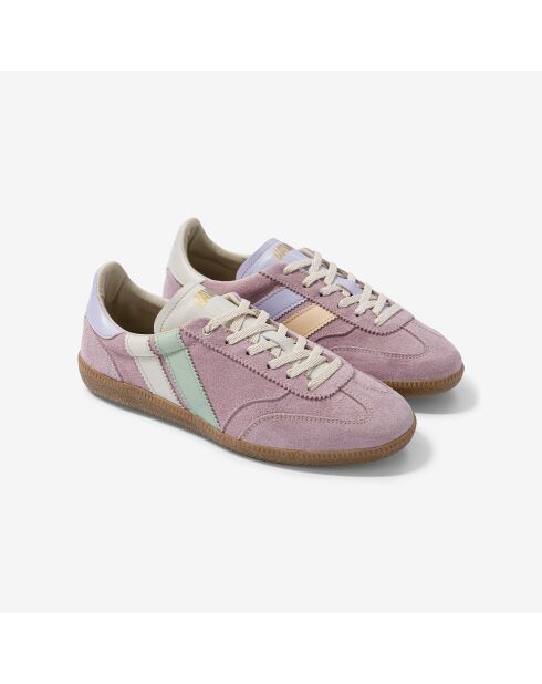 Baskets en cuir Pastel Candy multicolores
