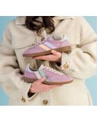 Baskets en cuir Pastel Candy multicolores
