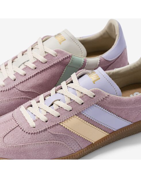Baskets en cuir Pastel Candy multicolores