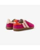 Baskets en cuir Pop Flamingo multicolores