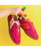 Baskets en cuir Pop Flamingo multicolores
