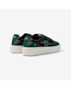 Baskets en cuir Harry Potter - Slytherin vert/noir