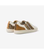 Baskets en cuir Leo Shade marron