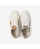 Baskets en cuir Leo Shade marron