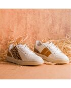 Baskets en cuir Leo Shade marron