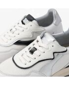 Baskets en cuir Milky Way multicolores