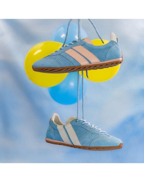 Baskets en cuir Blue Swing multicolores