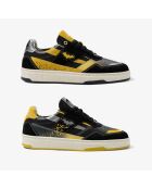 Baskets en cuir Batman jaune/noir
