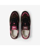 Baskets en cuir Leo Berry rose/marron