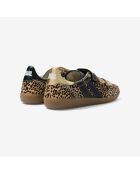 Baskets en cuir Leo Queen multicolores