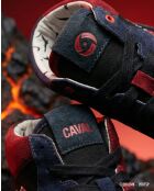 Baskets en cuir Naruto - Akatsuki rouge/noir
