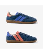 Baskets en cuir Navy Rust orange/bleu
