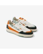 Baskets en cuir Green Arena vert/orange