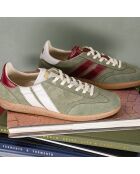 Baskets en cuir Sage Plum multicolores