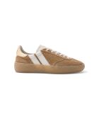 Baskets en cuir Choco Latte beige/blanc