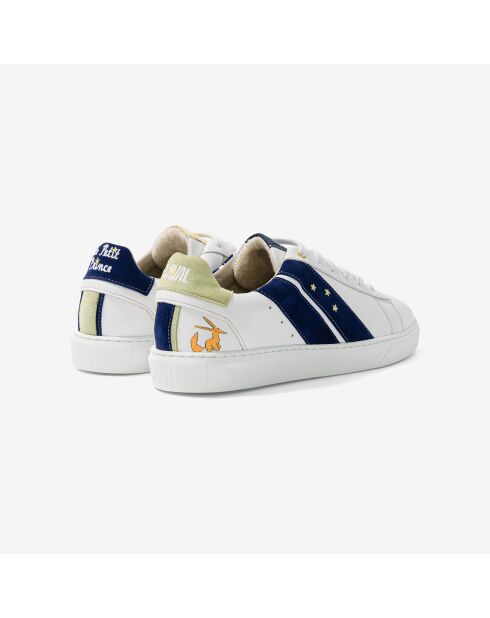 Baskets en cuir Le Petit Prince vert/bleu