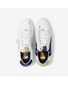 Baskets en cuir Le Petit Prince vert/bleu