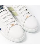 Baskets en cuir Le Petit Prince vert/bleu