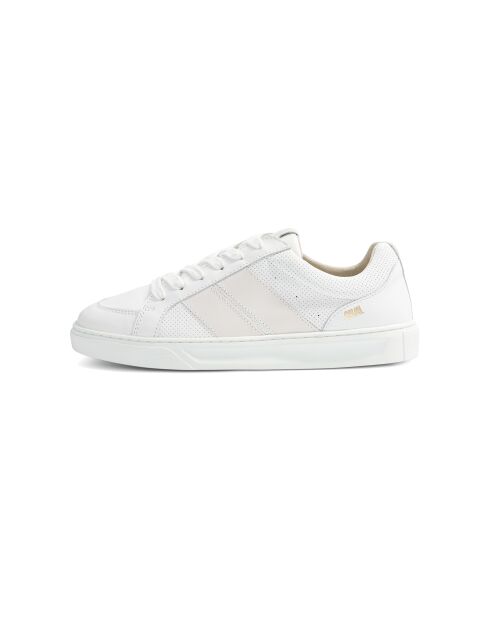 Baskets en cuir Light Glory beige/blanc
