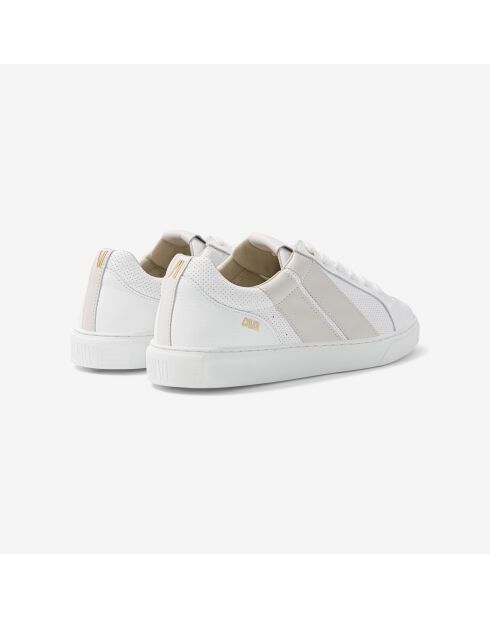 Baskets en cuir Light Glory beige/blanc