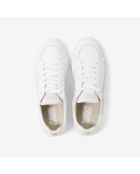 Baskets en cuir Light Glory beige/blanc