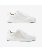 Baskets en cuir Light Glory beige/blanc