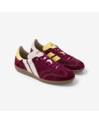 Baskets en cuir Citrus Punch jaune/violet
