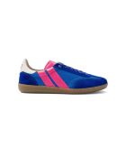 Sneakers Flash Kiss in pelle rosa/blu