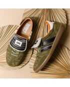 Baskets en cuir Greeny Field multicolores
