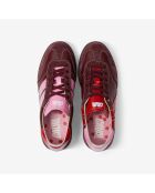 Baskets en cuir Cherry Lady rouge/rose