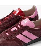 Baskets en cuir Cherry Lady rouge/rose
