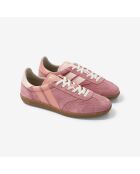 Baskets en cuir Pink Melba rose/orange