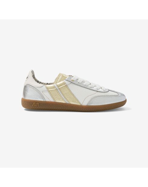 Baskets en cuir Harry Potter - Hedwige blanc,doré,argenté