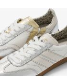 Baskets en cuir Harry Potter - Hedwige blanc,doré,argenté