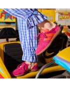 Baskets en cuir Pop Flamingo multicolores