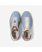 Baskets en cuir Sky Latte bleus