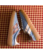 Baskets en cuir Sky Latte bleus