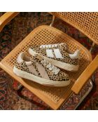 Baskets en cuir Leo Beast multicolores