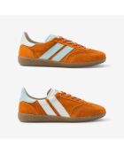 Baskets en cuir Sunset Mermaid vert/orange