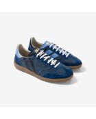 Baskets en cuir Blue Dream bleu/noir