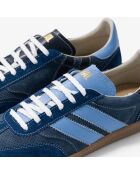 Baskets en cuir Blue Dream bleu/noir